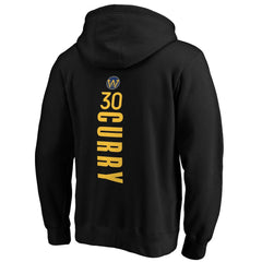 Stephen Curry Golden State Warriors Playmaker Name & Number Pullover Hoodie Black - NBA