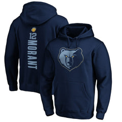 Ja Morant Memphis Grizzlies Playmaker Name & Number Pullover Hoodie Navy - NBA
