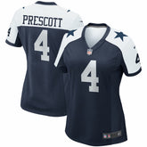 Dak Prescott Dallas Cowboys Women's Alternate Game Team Jersey Navy | Nike for Sale