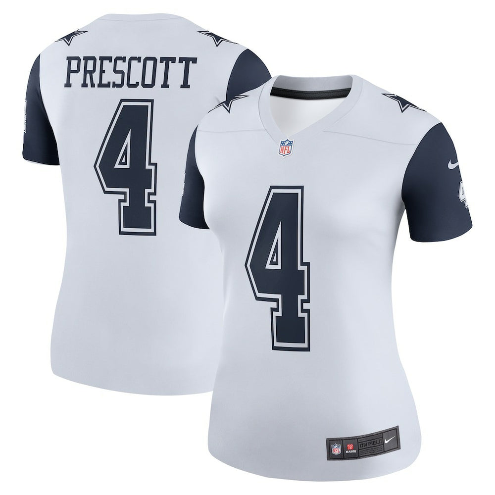 Dak Prescott Dallas Cowboys Women's Legend Player Performance Top White | Nike for Sale