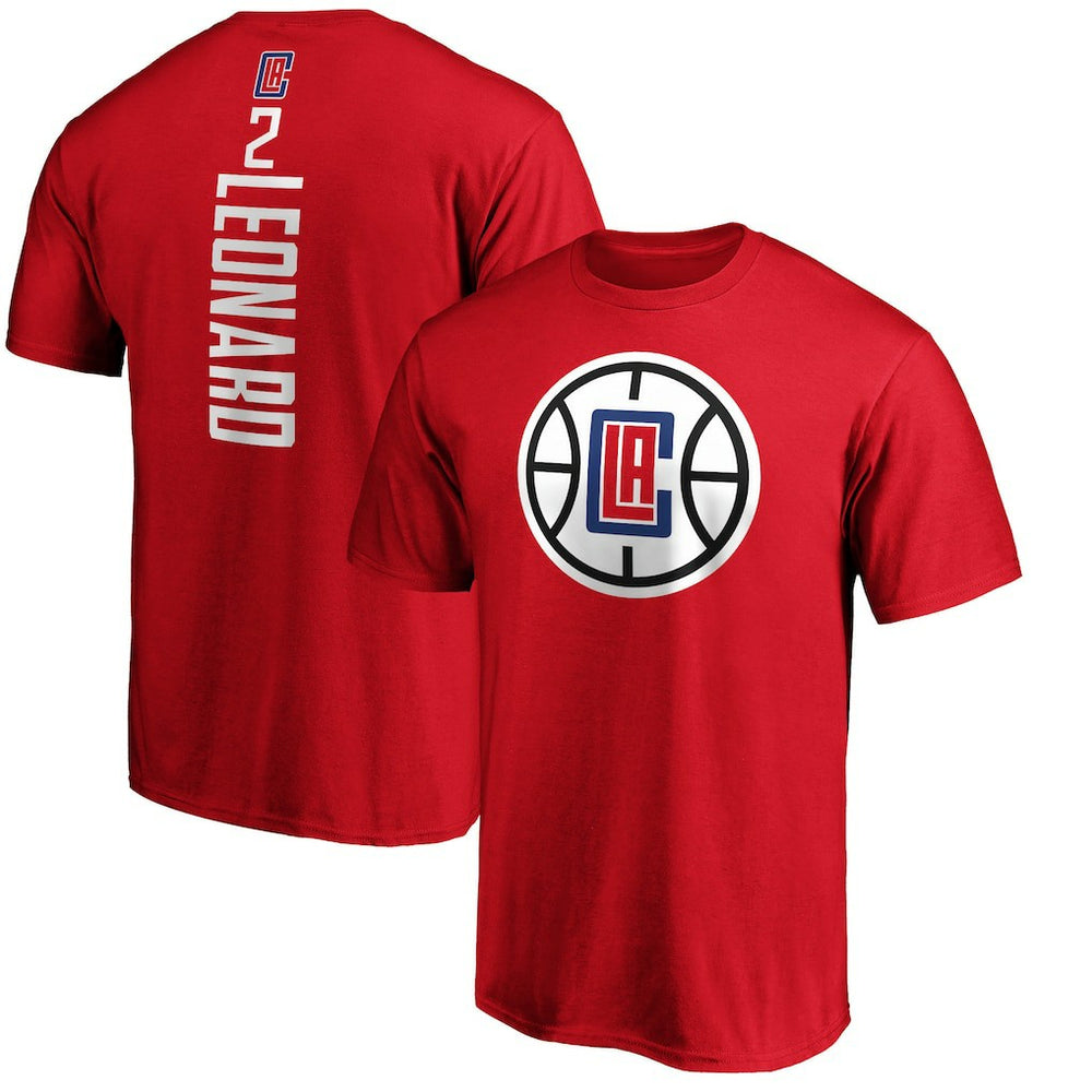 Kawhi Leonard LA Clippers Team Playmaker Name & Number T-Shirt Red - NBA