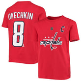 Alexander Ovechkin Washington Capitals Youth Player Name & Number T-Shirt - Red - NHL