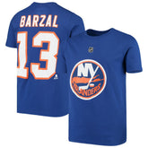 Mathew Barzal New York Islanders Youth Player Name & Number T-Shirt - Royal - NHL