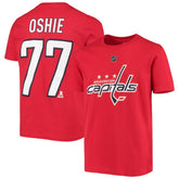 TJ Oshie Washington Capitals Youth Player Name & Number T-Shirt - Red - NHL
