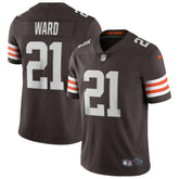 Denzel Ward Cleveland Browns Vapor Limited Jersey Brown | Nike for Sale