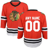 Chicago Blackhawks Youth Replica Custom Jersey - Red - NHL