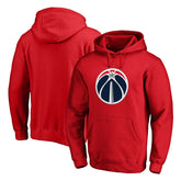 Washington Wizards Icon Primary Logo Fitted Pullover Hoodie Red - NBA