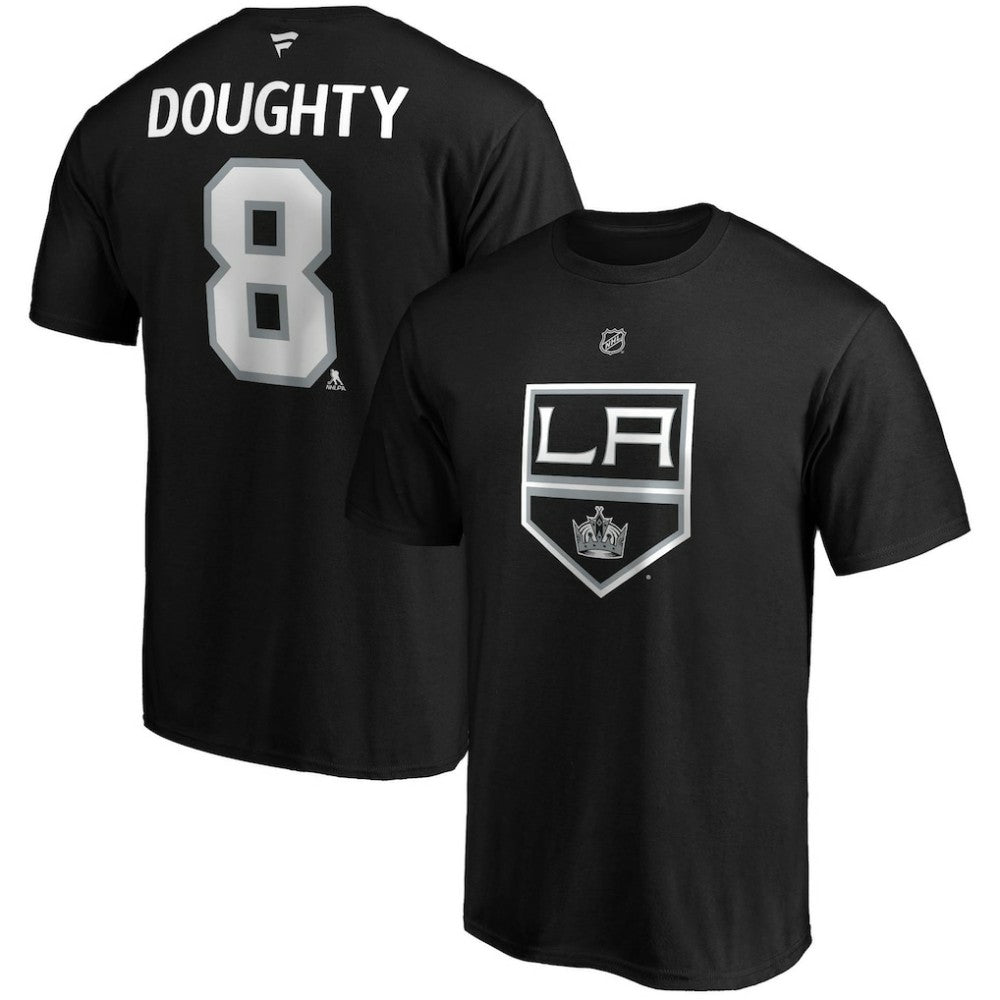 Drew Doughty Los Angeles Kings Fanatics Authentic Stack Name & Number Team T-Shirt - Black - NHL