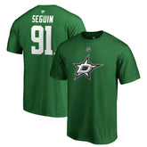 Tyler Seguin Dallas Stars Fanatics Authentic Stack Player Name & Number T-Shirt - Kelly Green - NHL