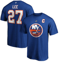 Anders Lee New York Islanders Fanatics Authentic Stack Player Name & Number T-Shirt - Royal - NHL