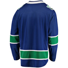 Vancouver Canucks Fanatics Home Team Breakaway Jersey - Blue - NHL