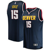 Nikola Jokic Denver Nuggets Fast Break Player Jersey Icon Editi- Navy - NBA