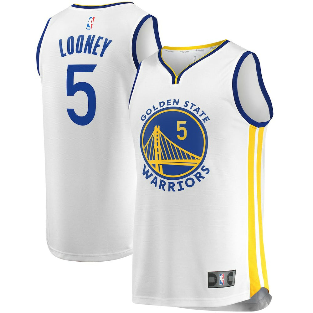 Kevon Looney Golden State Warriors Fast Break Player Replica Jersey Association Editi- White - NBA