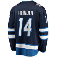 Ville Heinola Winnipeg Jets Fanatics Home Breakaway Player Jersey - Navy - NHL