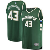 Thanasis Antetokounmpo Milwaukee Bucks Fast Break Replica Player Jersey Icon Edition Hunter Green - NBA