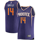 Cheick Diallo Phoenix Suns Youth Fast Break Replica Player Jersey Icon Edition Purple - NBA