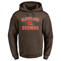 Cleveland Browns Victory Arch Team Fitted Pullover Hoodie Brown | Fanatics