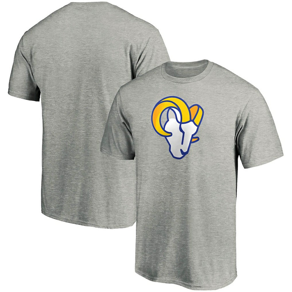 Los Angeles Rams Primary Logo T-Shirt Heather Gray | Fanatics