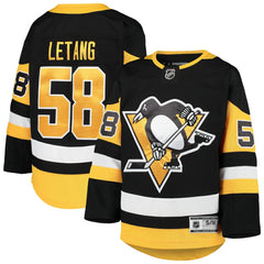 Kris Letang Pittsburgh Penguins Youth Premier Player Jersey - Black - NHL