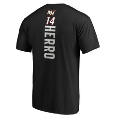 Tyler Herro Miami Heat Playmaker Name & Number T-Shirt Black - NBA