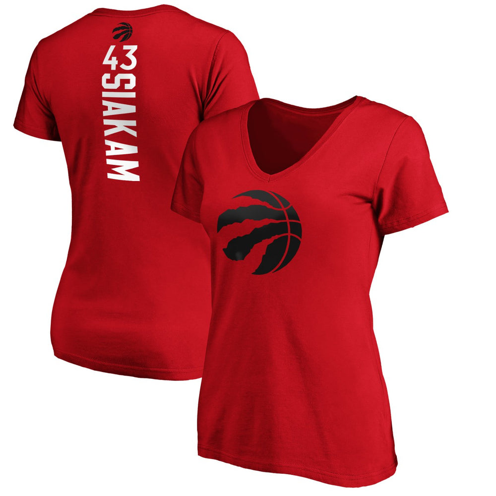 Pascal Siakam Toronto Raptors Women's Playmaker Name & Number T-Shirt Red - NBA