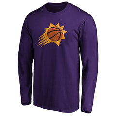 Devin Booker Phoenix Suns Playmaker Name & Number Long Sleeve T-Shirt Purple - NBA