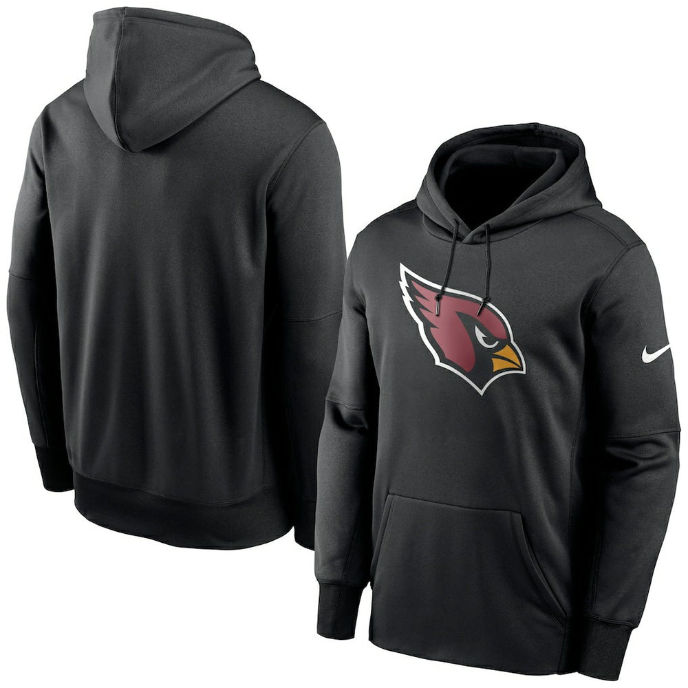 Arizona Cardinals Fan Gear Primary Logo Therma Performance Pullover Hoodie Black | Nike for Sale