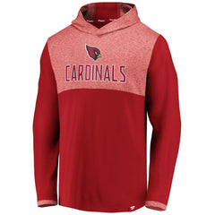 Arizona Cardinals Iconic Marbled Clutch Hoodie Long Sleeve T-Shirt Cardinal | Fanatics