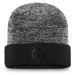 Winnipeg Jets Fanatics Authentic Pro Travel & Training Cuffed Knit Hat - Black - NHL