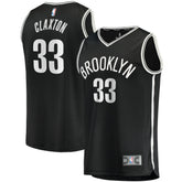 Nicolas Claxton Brooklyn Nets Fast Break Player Jersey Icon Edition Black - NBA