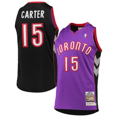 Vince Carter Toronto Raptors 1999/2000 Hardwood Classics Authentic Jersey Purple - NBA