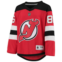 Jack Hughes New Jersey Devils Youth Home Player Replica Jersey - Red - NHL