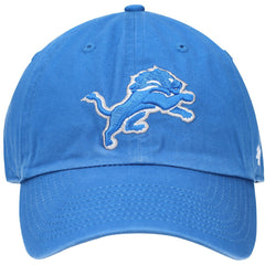 Detroit Lions '47 Primary Clean Up Adjustable Hat Blue | 47 brand