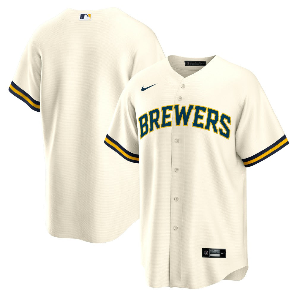Milwaukee Brewers Nike Home Replica Team Jersey - MLB