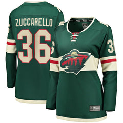 Mats Zuccarello Minnesota Wild Fanatics Women's Breakaway Player Jersey - Green - NHL