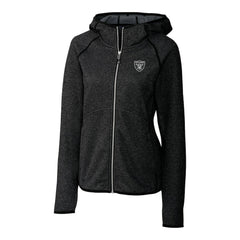 Las Vegas Raiders Cutter & Buck Women's Mainsail Full-Zip Jacket Black | NFL