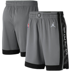 Brooklyn Nets Jordan Brand Statement Edition Swingman Shorts Charcoal - NBA