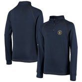 Milwaukee Brewers Stitches Youth Raglan Quarter-Zip Jacket - MLB