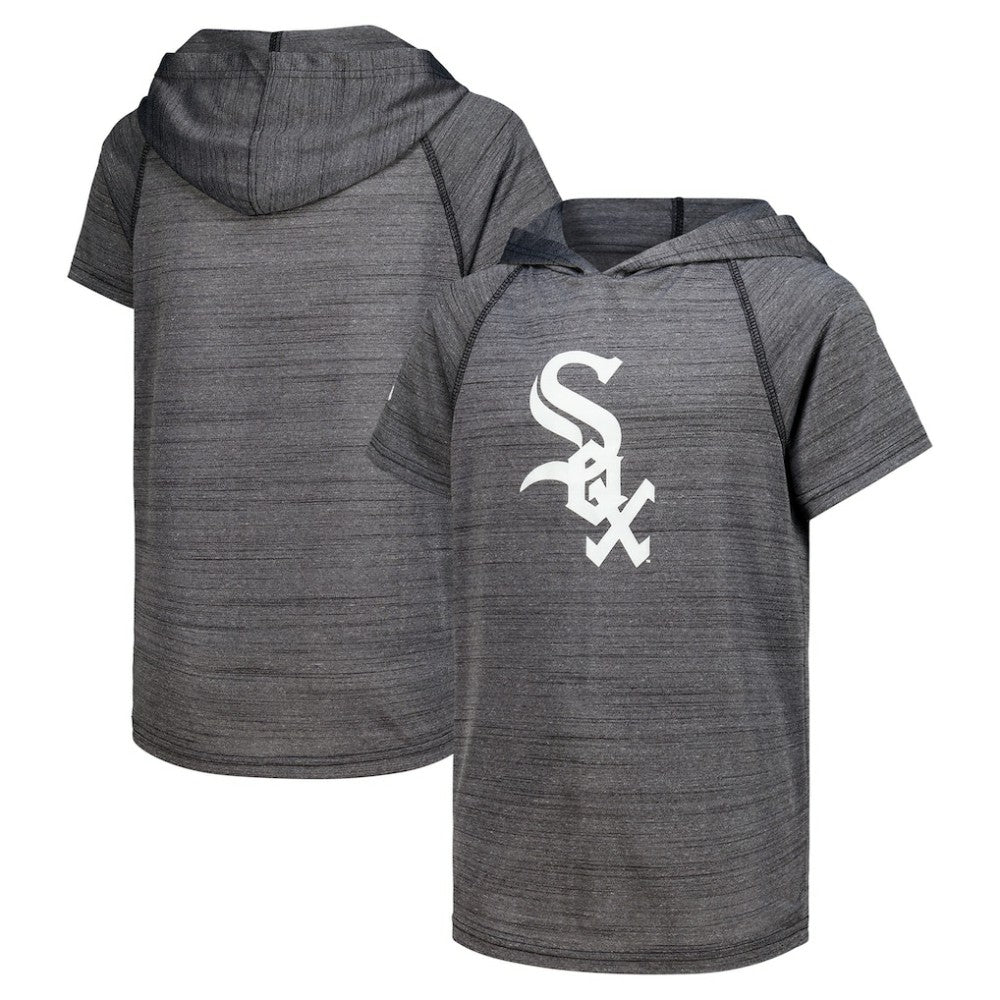 Chicago White Sox Stitches Youth Raglan Short Sleeve Pullover Hoodie - MLB