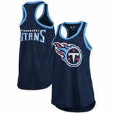 Tennessee Titans G-III 4Her by Carl Banks Women's Tater Tank Top Navy | NFL