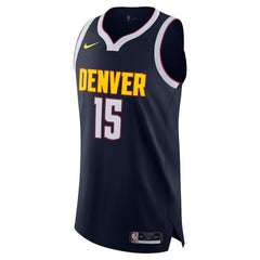 Nikola Jokic Denver Nuggets Authentic Jersey Icon Editi- Navy - NBA