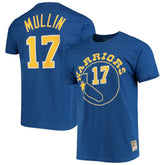 Chris Mullin Golden State Warriors Hardwood Classics Name & Number Team T-Shirt Royal - NBA