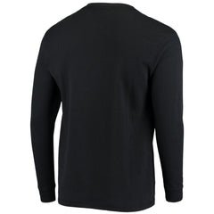 New Orleans Saints Dunbrooke Logo Maverick Thermal Henley Long Sleeve T-Shirt Black | NFL