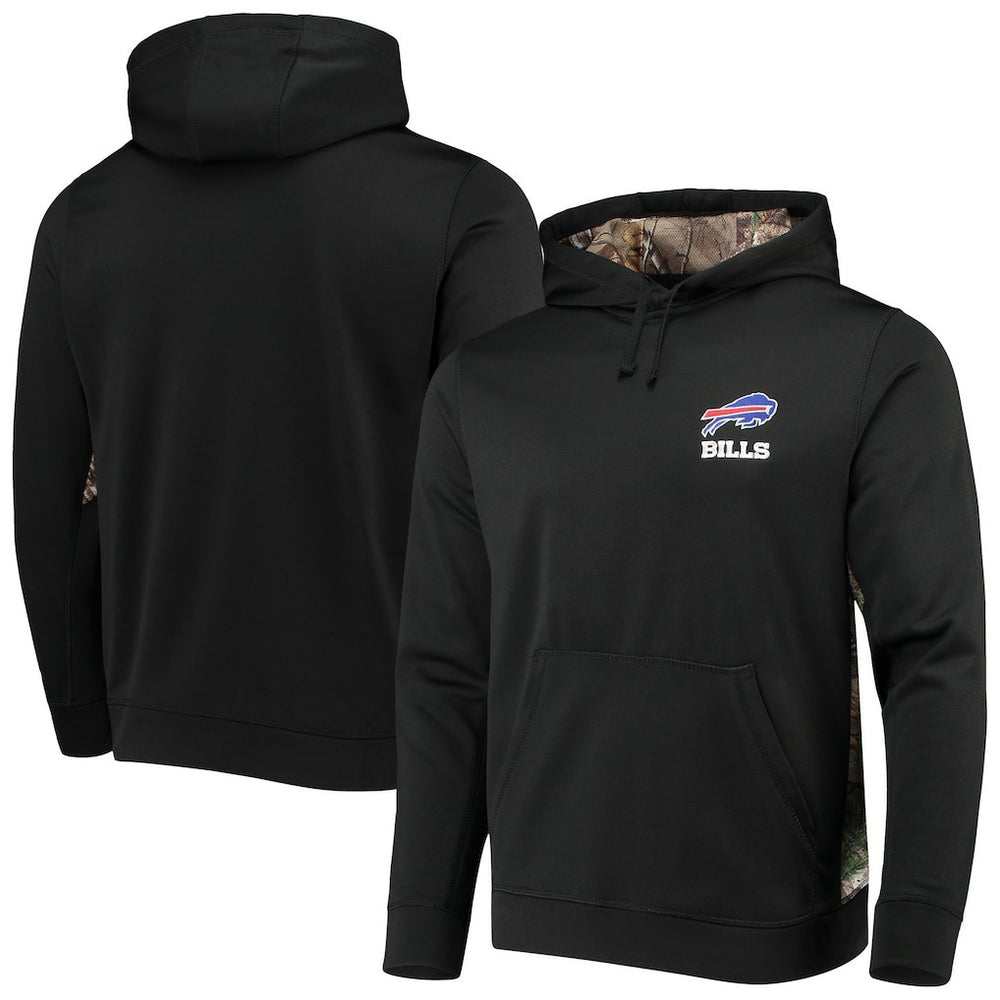 Buffalo Bills Dunbrooke Logo Ranger Pullover Hoodie Black/Realtree Camo | NFL