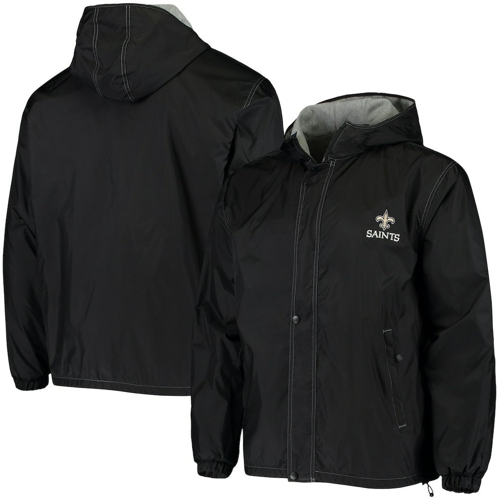 New Orleans Saints Dunbrooke Logo Legacy Stadium Full-Zip Jacket- Black | NFL
