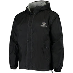 New Orleans Saints Dunbrooke Logo Legacy Stadium Full-Zip Jacket- Black | NFL