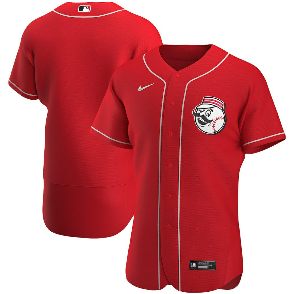 Cincinnati Reds Nike Alternate Authentic Team Logo Jersey - MLB
