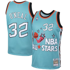 Shaquille O'Neal Eastern Conference 1996 All-Star Hardwood Classics Swingman Jersey Teal - NBA