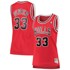 Scottie Pippen Chicago Bulls Women's 1997/98 Hardwood Classics Swingman Jersey Red - NBA