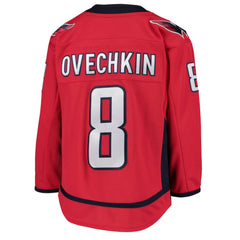 Alexander Ovechkin Washington Capitals Youth Home Premier Player Jersey - Red - NHL